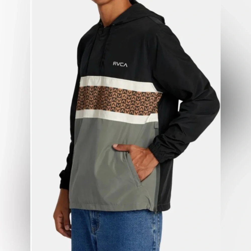 RVCA Campera Meyer II Packable Anorak Lightweight Jacket Men's Size Large (NWOT)